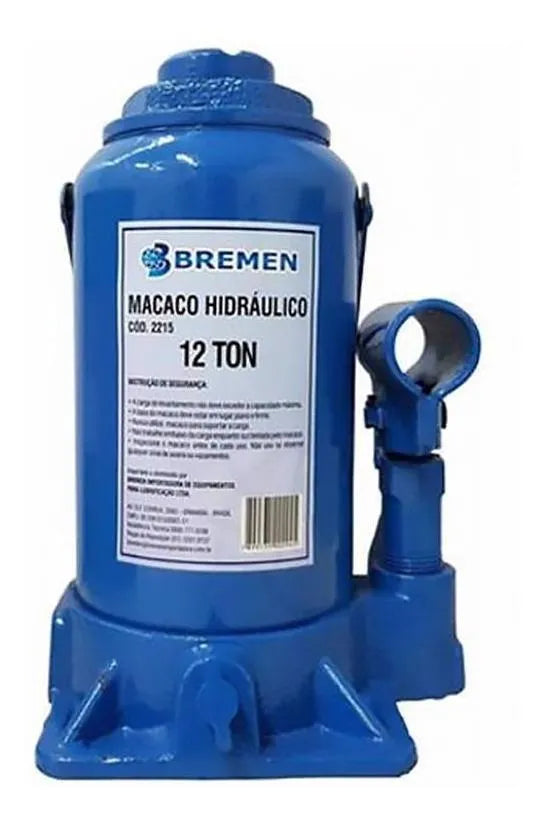 Macaco Hidráulico Tipo Garrafa 12 Toneladas Profissional - Bremen 2215