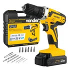 Parafusadeira e Furadeira a Bateria 12V PFV 012 Vonder com Kit de Acessórios